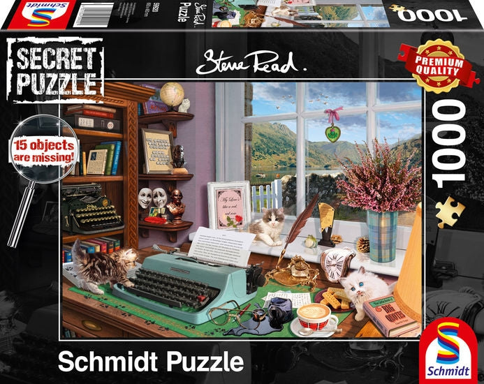 Schmidt Steve Read At The Desk 1000 Piece Puzzle image 0